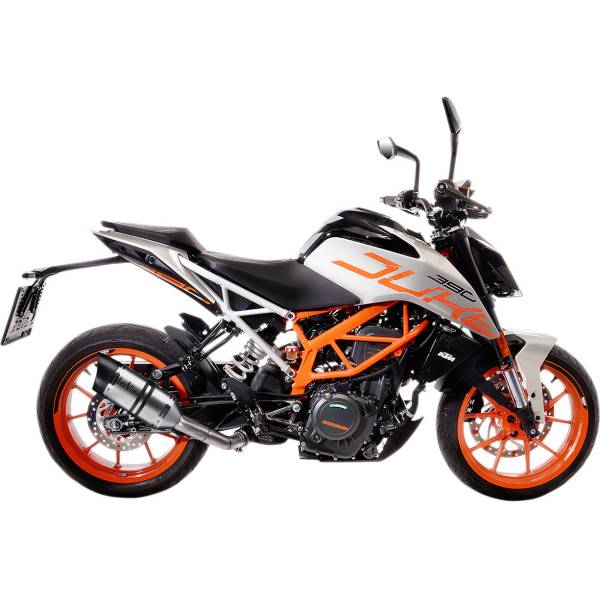 【セール特価】 LV Pro スリップオンマフラー 17年-23年 KTM 390 Duke シルバー