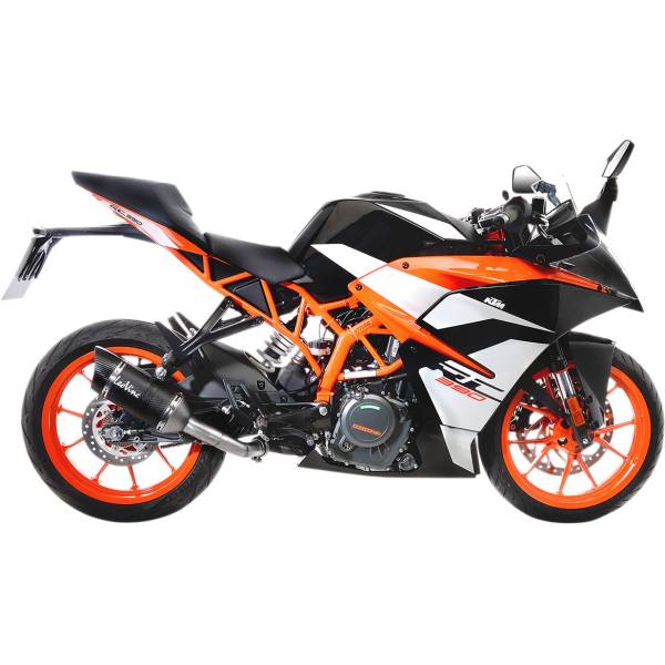 LV Pro スリップオンマフラー 17年-23年 KTM 390 Duke 黒
