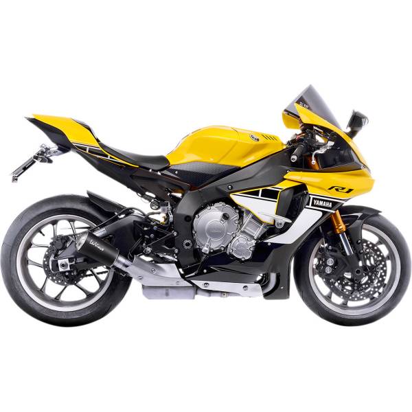 LV-10 Black Edition スリップオンマフラー 15年-23年 YZF-R1 M シルバー