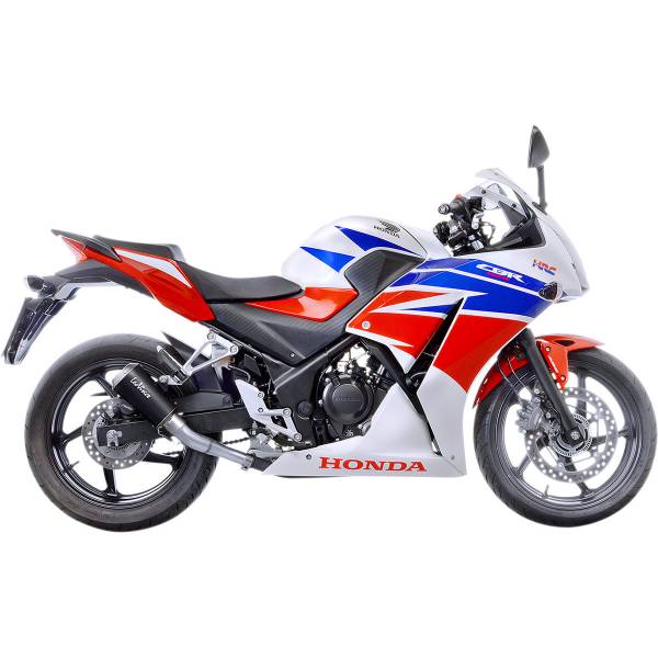 LV-10 Black Edition スリップオンマフラー 15年-17年 CBR300R 黒