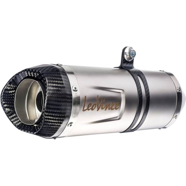 Universal LV One EVO スリップオンマフラー シルバー