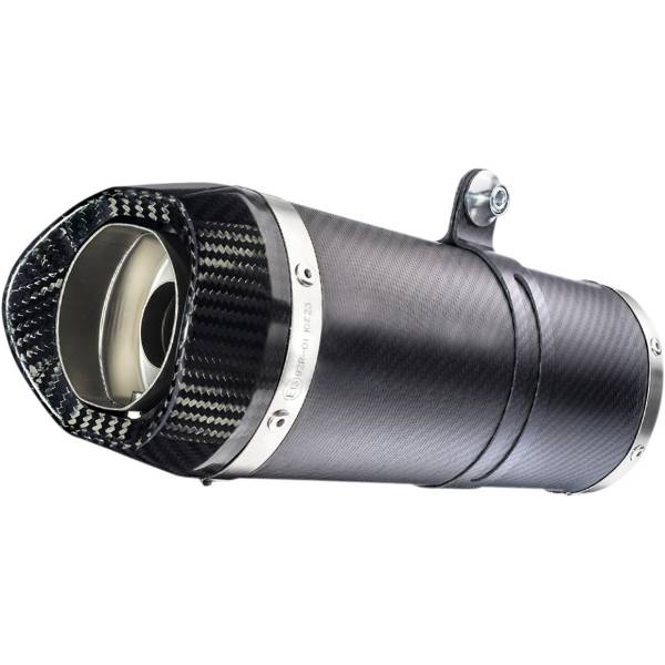 Universal LV One EVO スリップオンマフラー 黒