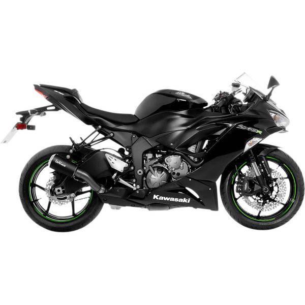 LV-10 Black Edition スリップオンマフラー 09年-23年 Ninja ZX-6R 黒