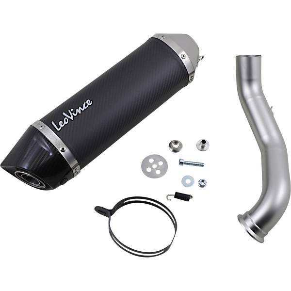 【セール特価】 LV One EVO スリップオンマフラー 16年-19年 KTM 690 Duke 黒