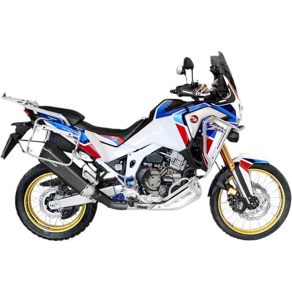 LV-12 スリップオンマフラー 20年-22年 Africa Twin 黒