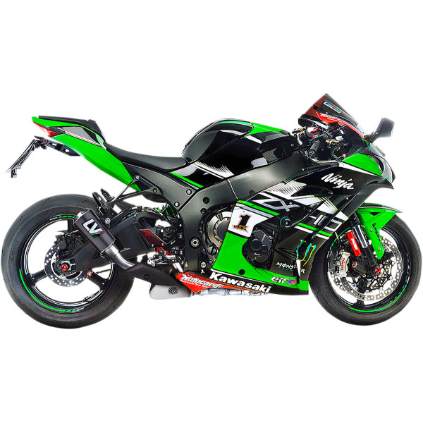LV-10 スリップオンマフラー 16年-23年 Ninja ZX-10R 黒