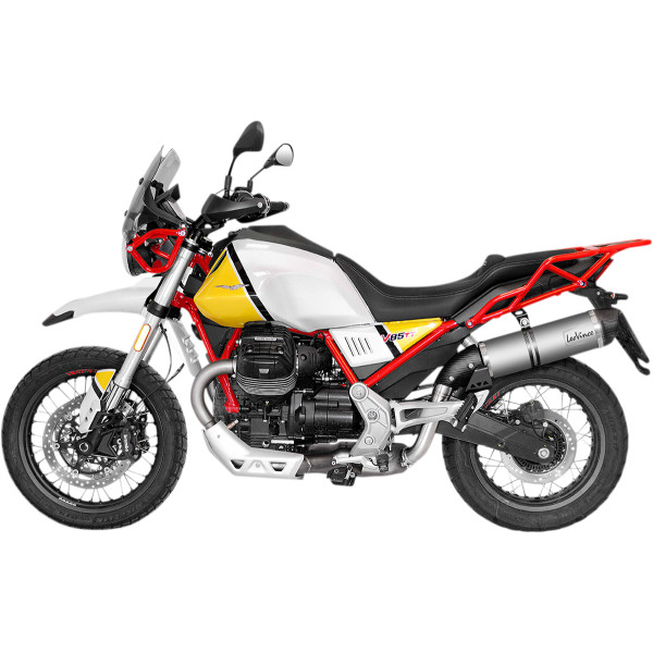 LV One スリップオンマフラー 19年-23年 Moto Guzzi V85 TT Adventure シルバー