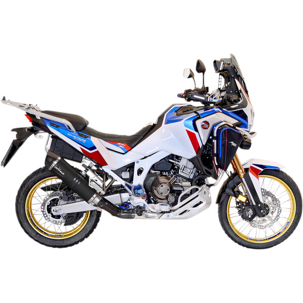 LV One スリップオンマフラー 20年-22年 Africa Twin 黒