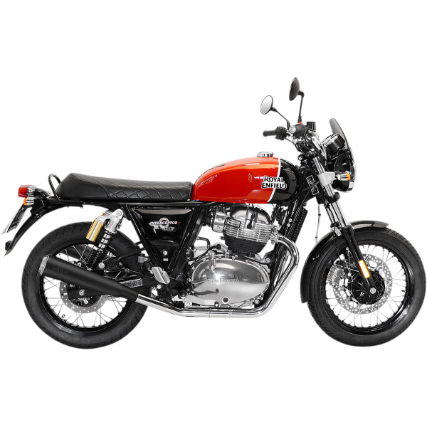 スリップオンマフラー 19年-23年 Royal Enfield Interceptor 650 黒