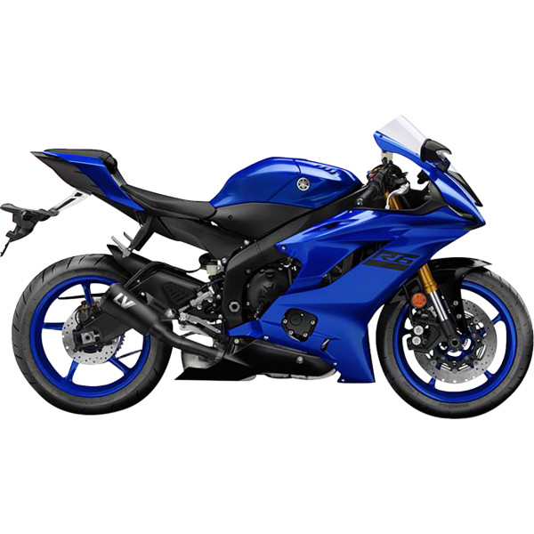 LV-10 スリップオンマフラー 06年-20年 YZF-R6 黒