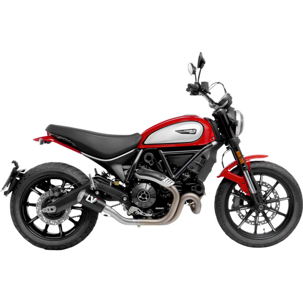 LV-10 スリップオンマフラー 21年-22年 ドゥカティ Scrambler Icon 黒