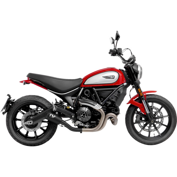 LV-10 スリップオンマフラー 21年-22年 ドゥカティ Scrambler Icon 黒