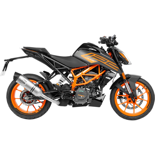 LV One EVO スリップオンマフラー 21年-23年 KTM 390 Duke シルバー