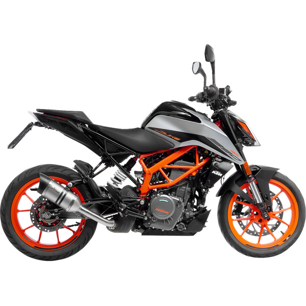 LV Pro スリップオンマフラー 21年-23年 KTM 390 Duke シルバー