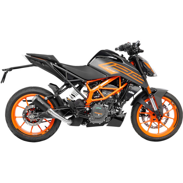 LV-10 スリップオンマフラー 21年-23年 KTM 390 Duke 黒