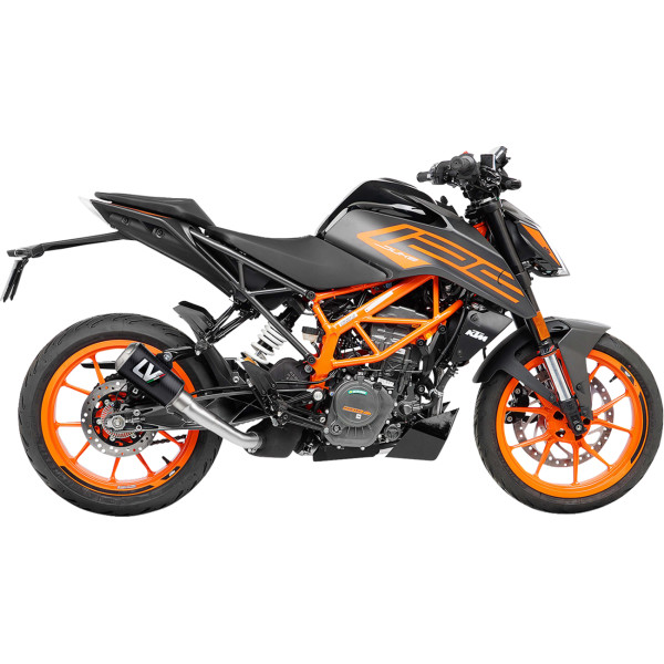 LV-10 スリップオンマフラー 21年-23年 KTM 390 Duke 黒