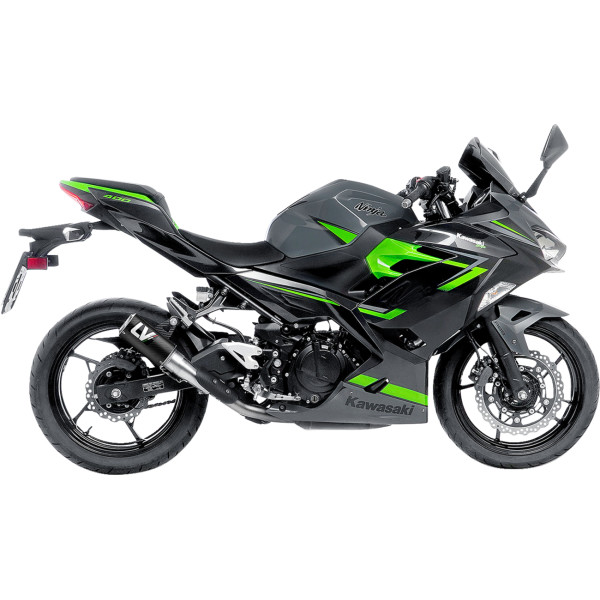 LV Corsa Carbon Fiber スリップオンマフラー 24年 Ninja 500 黒