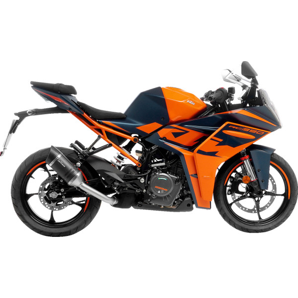 LV Pro スリップオンマフラー 22年-23年 KTM RC390 黒