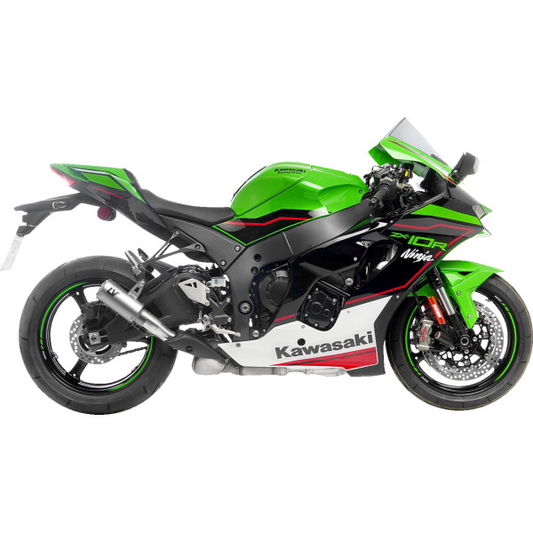 LV Corsa スリップオンマフラー 16年-23年 Ninja ZX-10R シルバー