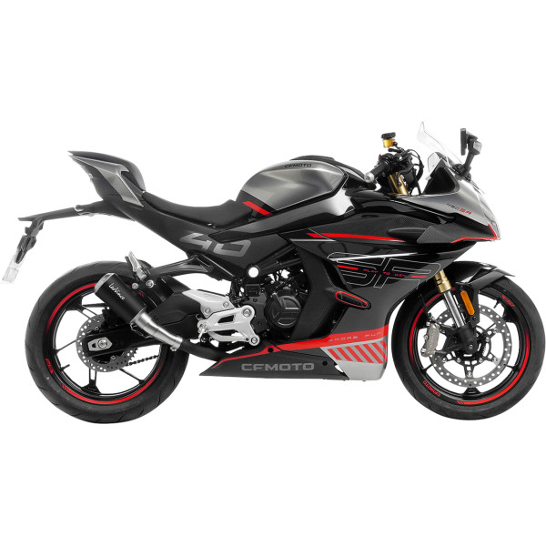 マフラー LV-10 ブラック CF MOTO 450 SS