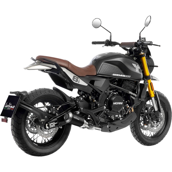 マフラー LV-10 MOTO MORINI SEIEmmEZZO SCR/STR ブラック