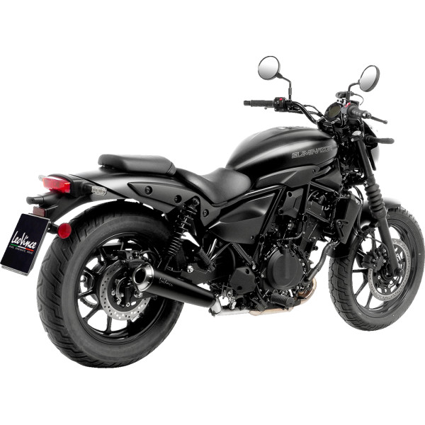 マフラー CLASSIC RACER KAW ELIMINATOR 500 ブラック