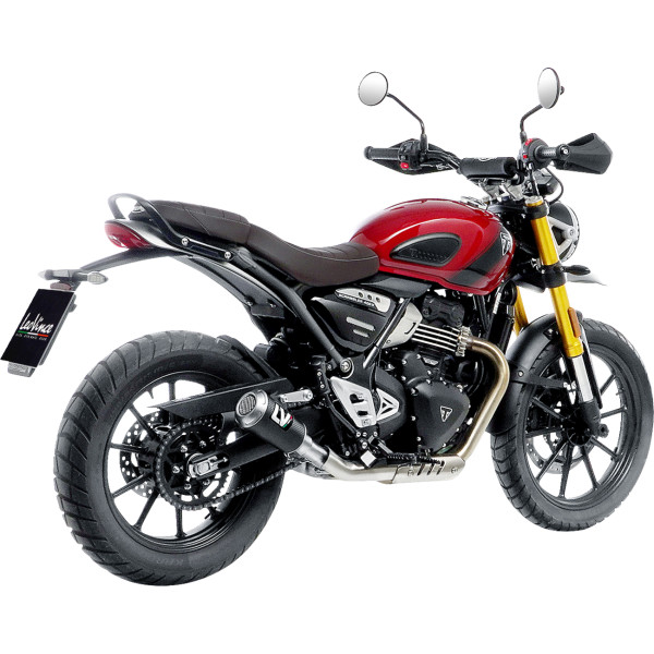 マフラー LV-10 ONE トライアンフ スピード400、スクランブラー400X CF