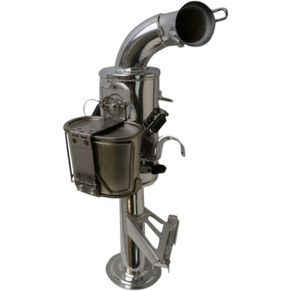 スリップオンマフラー パウダーライト Munchie 19年-20年 Axys800 セラミッククローム