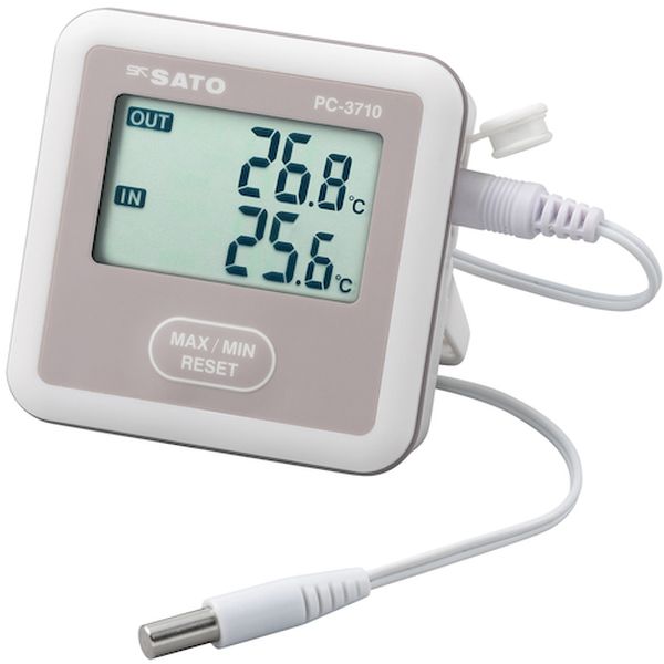 185000  2chデジタル最高最低温度計 PC-3710 ()