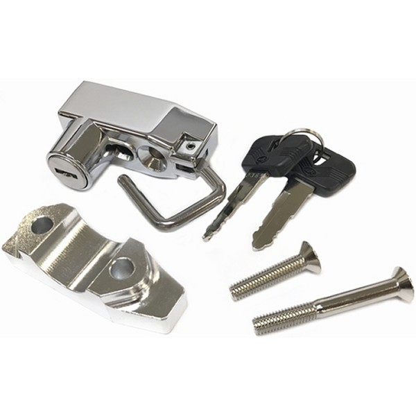 ヘルメットホルダー ハンドルバークランプタイプ シルバー