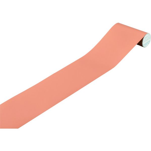 106-3051 配管識別テープ 薄い黄赤(電気関係) AH503(中) 100mm幅×2m アルミ