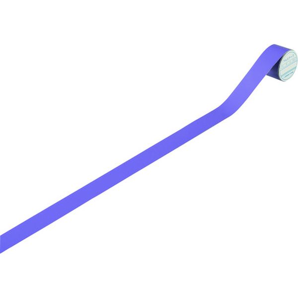 106-6168 配管識別テープ 灰紫(酸・アルカリ関係) AH508(S小) 25mm幅×2m アルミ