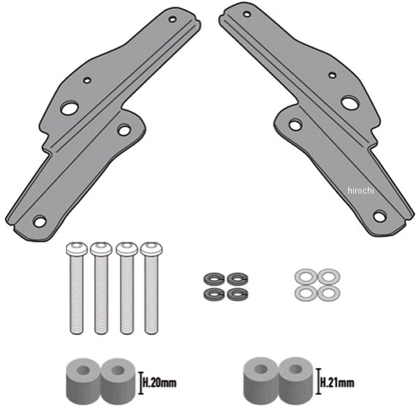 ジビ GIVI SR6415 スペシャルリアラック 20年-21年 タイガー900