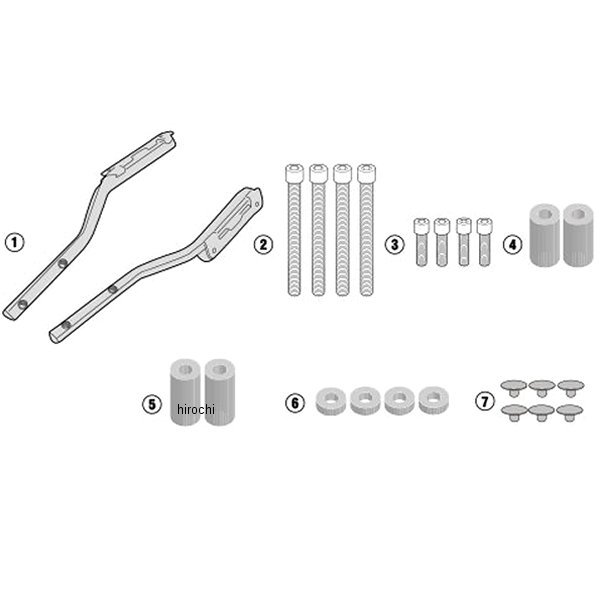 ジビ GIVI 7707FZ モノラック 17年-21年 KTM デューク125-390