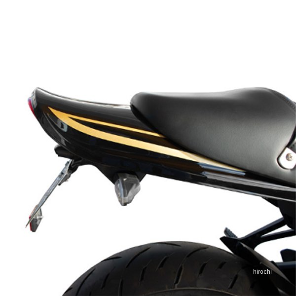 ARCHI ロングテールカウル 18年-23年 Z900RS、Z900RSカフェ MDブラック/金ライン