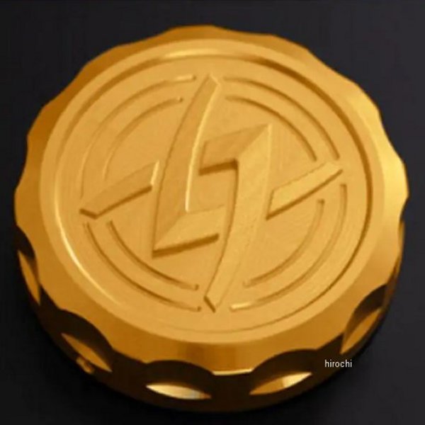 ラジエーターキャップカバー 18年-20年 Z900RS、Z900RSCAFE ゴールド
