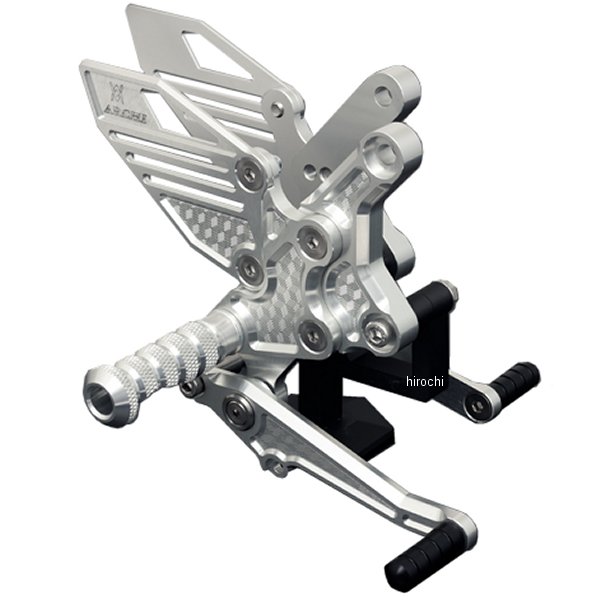 ARCHI ビレット・ハニカム バックステップキット バージョン2　Z900RS/CAFE　シャイニングシルバー