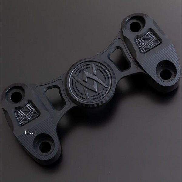 ARCHI アーキ ビレット・ハニカム ハンドルアッパークランプ 18年-24年 Z900RS/CAFE 黒 マットコークブラック