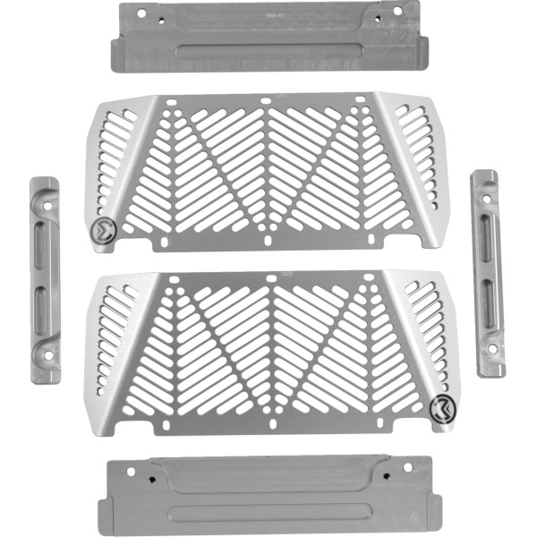 ラジエターガード カワサキ シルバー