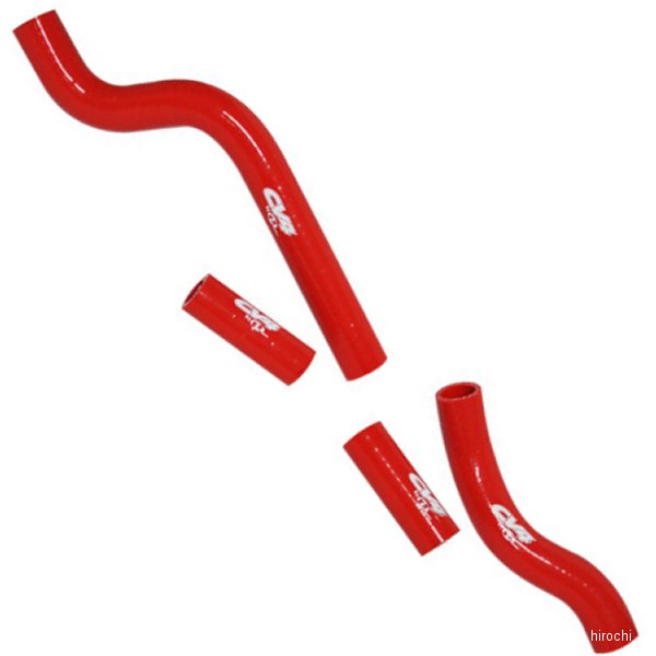 シリコン ラジエーターホースキット 05年-20年 YZ250 赤