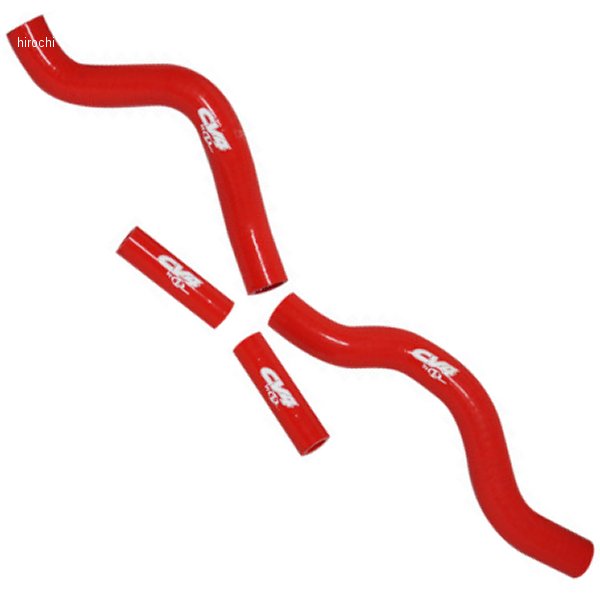 【セール特価】 シリコン ラジエーターホースキット 01年-07年 RM250 赤