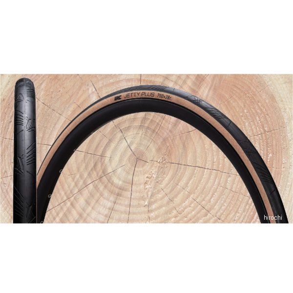 自転車用タイヤ JETTY PLUS 700×25C W/O ウッドブラウン