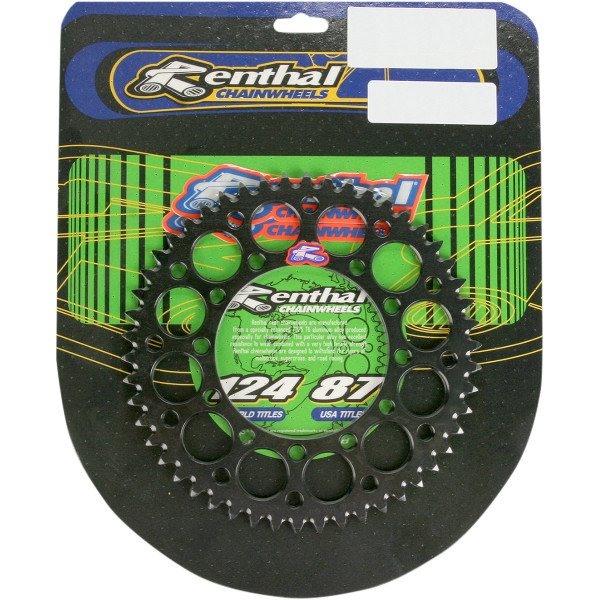 リア スプロケット 420 88年以降 KX100、KX85、KX80 アルミ 黒