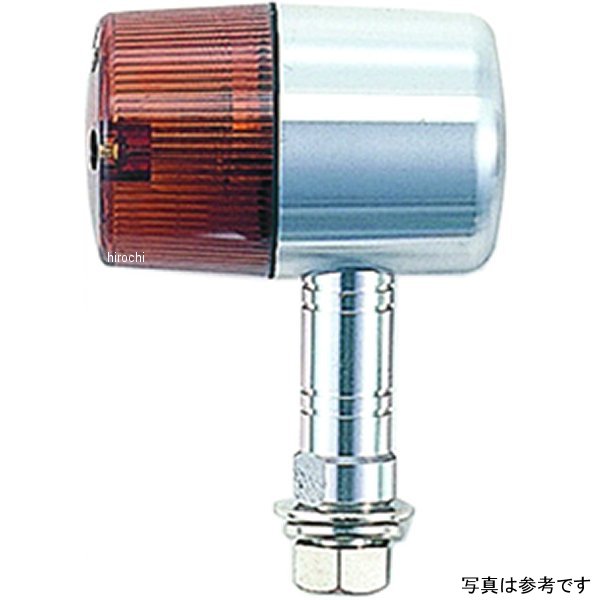 ミドルマシンドウインカー 71タイプ ダブル球 黒/オレンジ