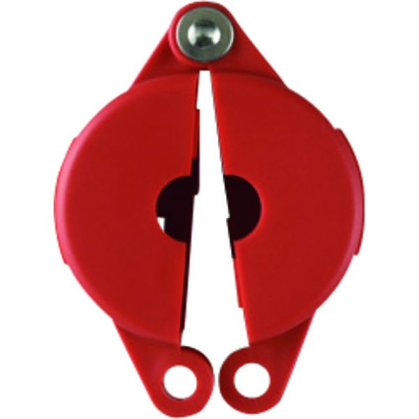 828-0449 ゲートバルブロックアウト 適応ハンドル径25.4～63.5mm VL-60 PP製