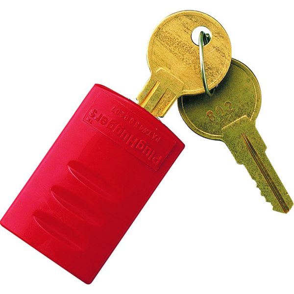 106-7771 プラグロックアウト プラグロック-A 27.5×44.7×18.7mm 鍵2個付