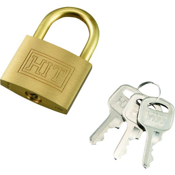 南京錠(キーロック) キーロック-B 64×43×13.5mm 真ちゅう製