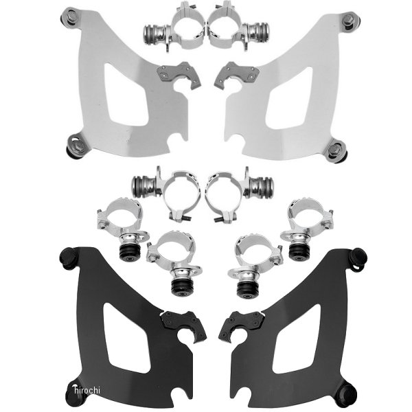 ブレットフェアリング用取付金具 ロック付き 10年-13年 VT1300CS