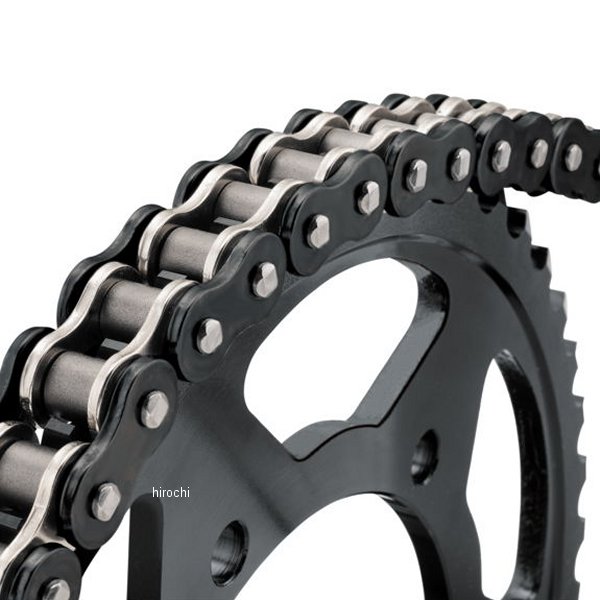 530X150 BMXR X-リング チェーン 黒/クローム
