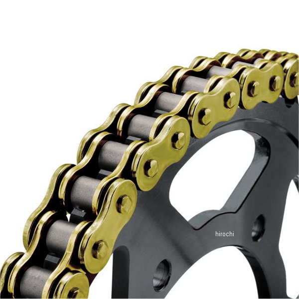 チェーン 428H ヘビーデューティー ゴールド 134L クリップ